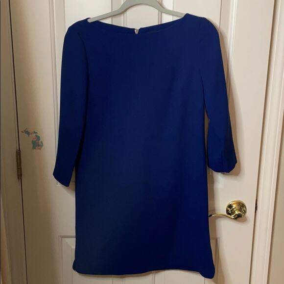 French connection long sleeve blue dress size 2 - Picture 3 of 8